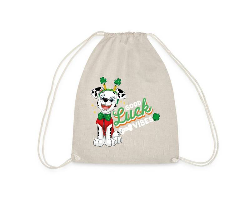 Spreadshirt Turnbeutel Paw Patrol Marshall Good Luck Vibes Turnbeutel (1-tlg) von Spreadshirt