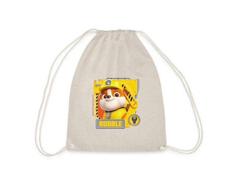 Spreadshirt Turnbeutel Paw Patrol Rubble Charakterdesign Turnbeutel (1-tlg) von Spreadshirt