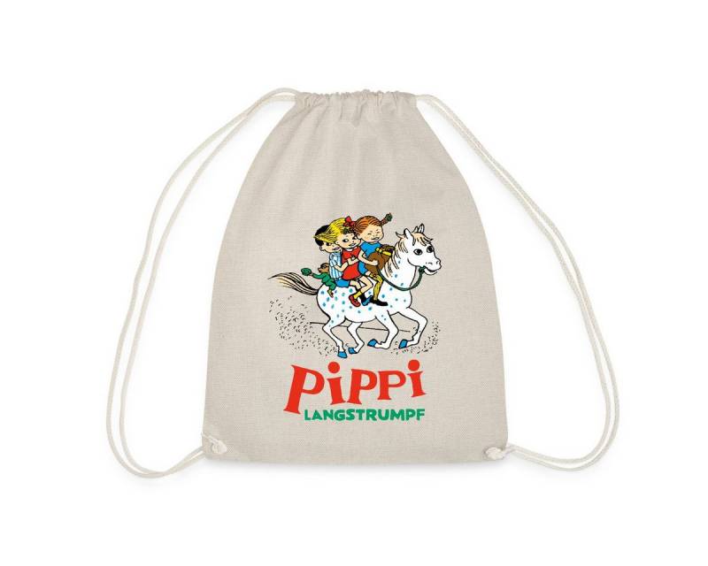 Spreadshirt Turnbeutel Pippi Langstrumpf Ausritt Mit Annika Und Tommy Turnbeutel (1-tlg) von Spreadshirt