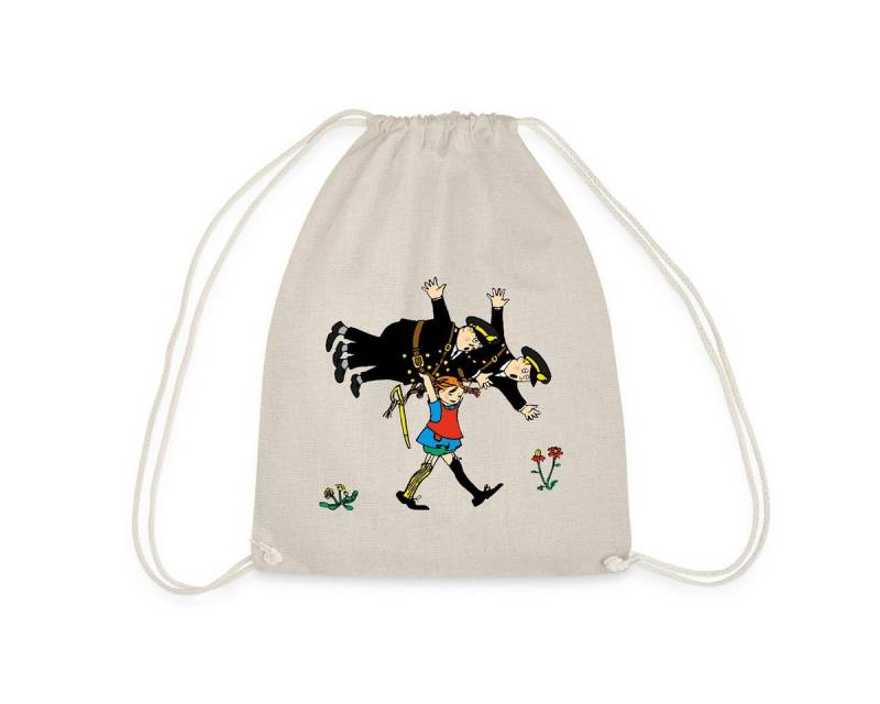 Spreadshirt Turnbeutel Pippi Langstrumpf Pippi Und Die Polizei Turnbeutel (1-tlg) von Spreadshirt