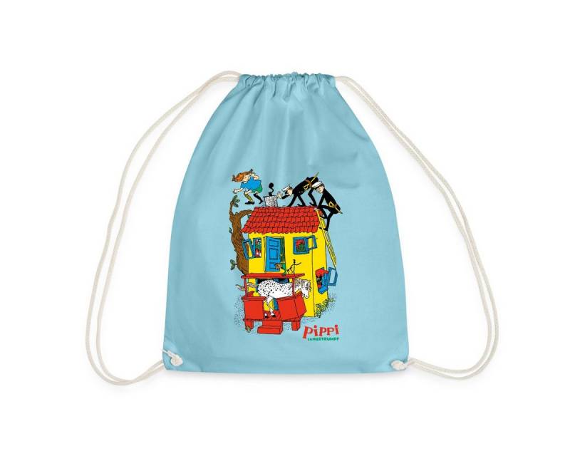 Spreadshirt Turnbeutel Pippi Langstrumpf Villa Kunterbunt Turnbeutel (1-tlg) von Spreadshirt