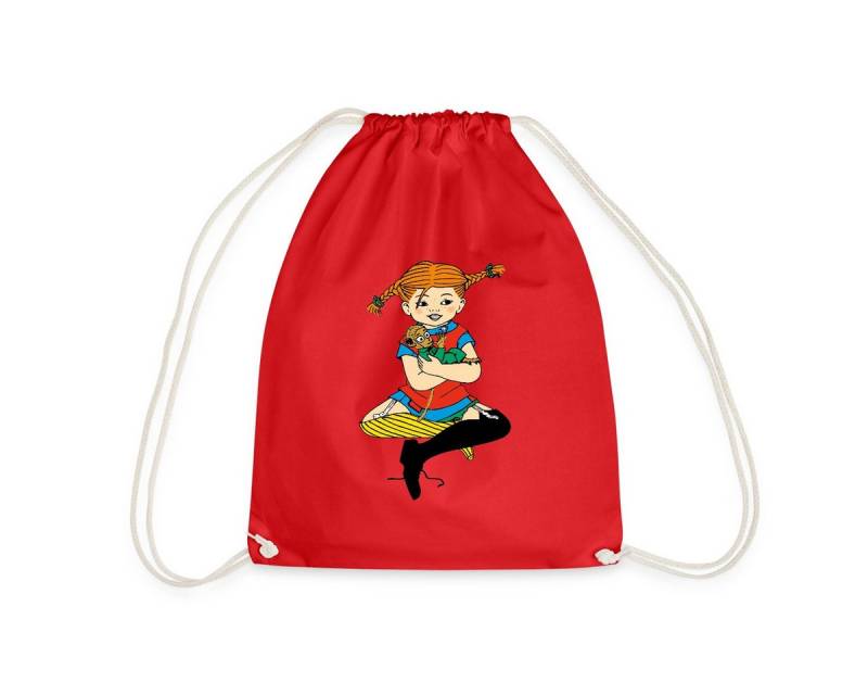 Spreadshirt Turnbeutel Pippi Langstrumpf Zusammen Mit Herr Nilsson Turnbeutel (1-tlg) von Spreadshirt