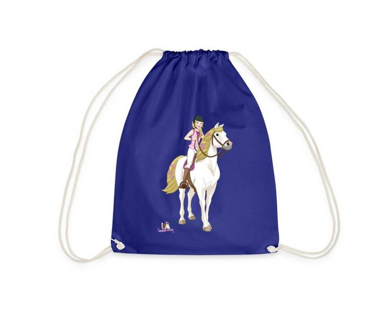 Spreadshirt Turnbeutel Schleich Horse Club Sofia posiert auf Blossom Turnbeutel (1-tlg) von Spreadshirt