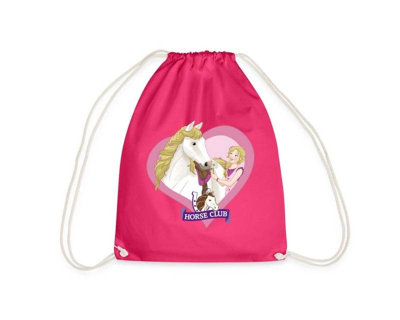 Spreadshirt Turnbeutel Schleich Horse Club Sofia & Blossom Herzmotiv Turnbeutel (1-tlg) von Spreadshirt