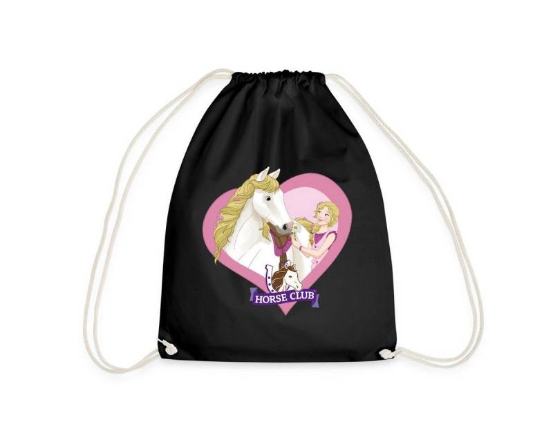 Spreadshirt Turnbeutel Schleich Horse Club Sofia & Blossom Herzmotiv Turnbeutel (1-tlg) von Spreadshirt