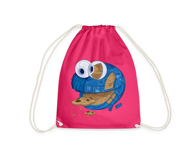 Spreadshirt Turnbeutel Sesamstraße Krümelmonster Maschine Turnbeutel (1-tlg) von Spreadshirt