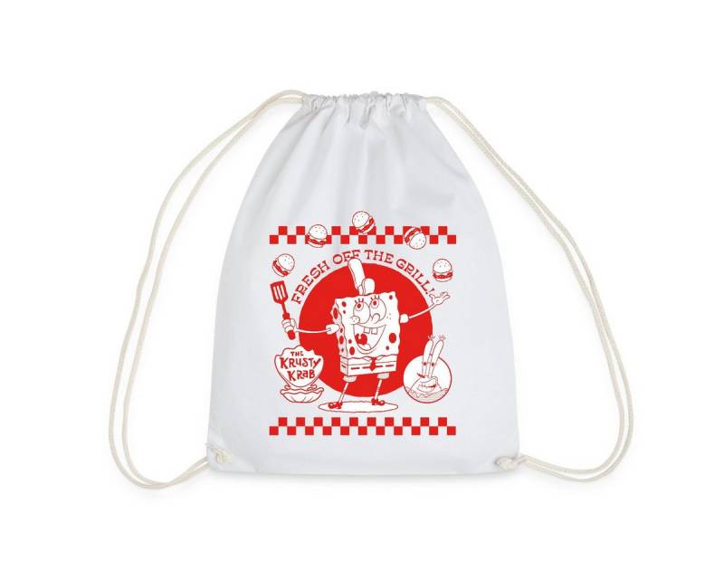 Spreadshirt Turnbeutel Spongebob Schwammkopf Fresh Off The Grill Turnbeutel (1-tlg) von Spreadshirt