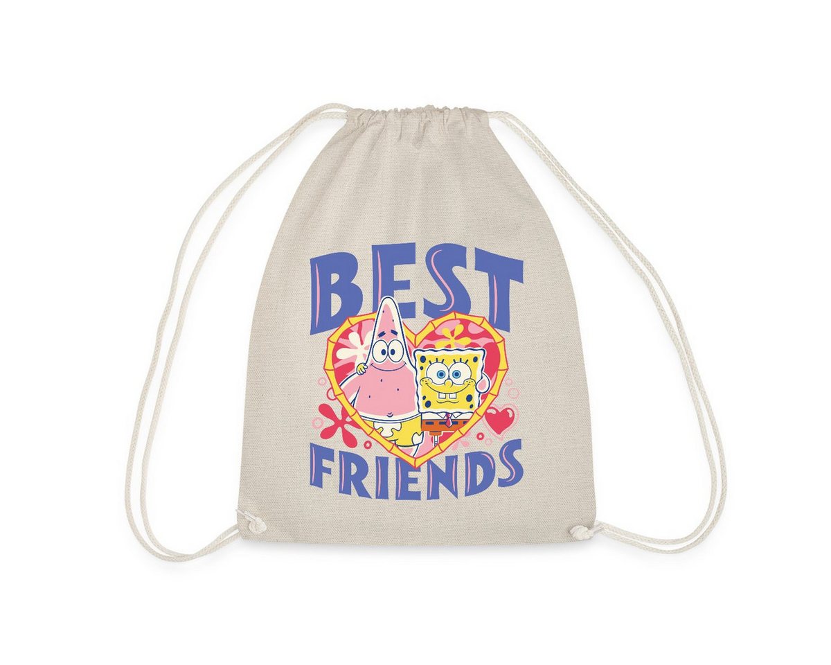 Spreadshirt Turnbeutel Spongebob Schwammkopf Und Patrick Beste Freunde Turnbeutel (1-tlg) von Spreadshirt