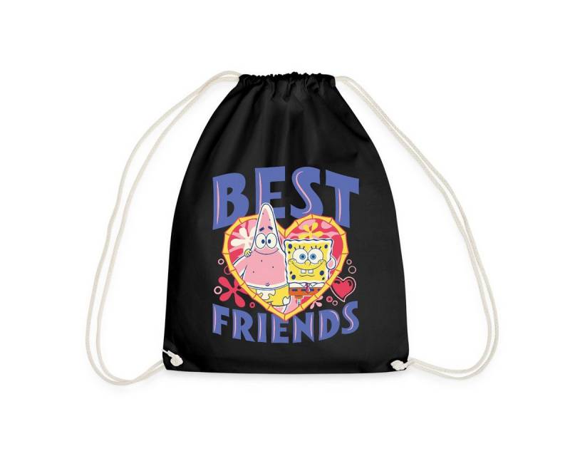 Spreadshirt Turnbeutel Spongebob Schwammkopf Und Patrick Beste Freunde Turnbeutel (1-tlg) von Spreadshirt