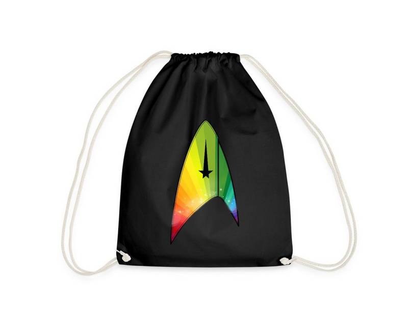 Spreadshirt Turnbeutel Star Trek Discovery Sternenflotte Delta Gay Pride Turnbeutel (1-tlg) von Spreadshirt