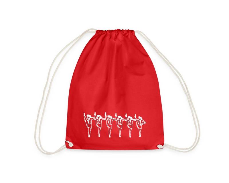 Spreadshirt Turnbeutel Tanzmariechen Beinreihe Gardetanz Turnbeutel (1-tlg) von Spreadshirt