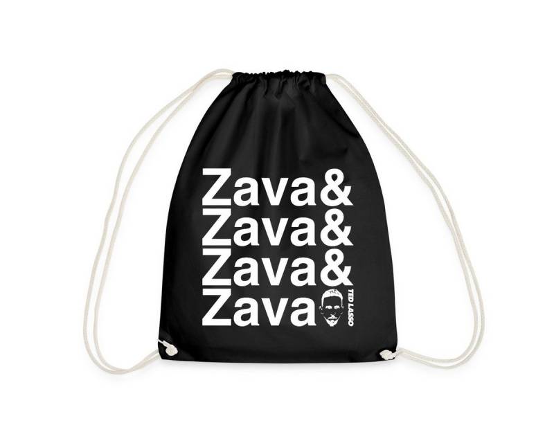 Spreadshirt Turnbeutel Ted Lasso Zava Weißer Schriftzug Turnbeutel (1-tlg) von Spreadshirt