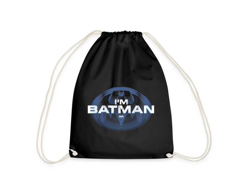 Spreadshirt Turnbeutel The Flash I'm Batman Blaues Logo Turnbeutel (1-tlg) von Spreadshirt