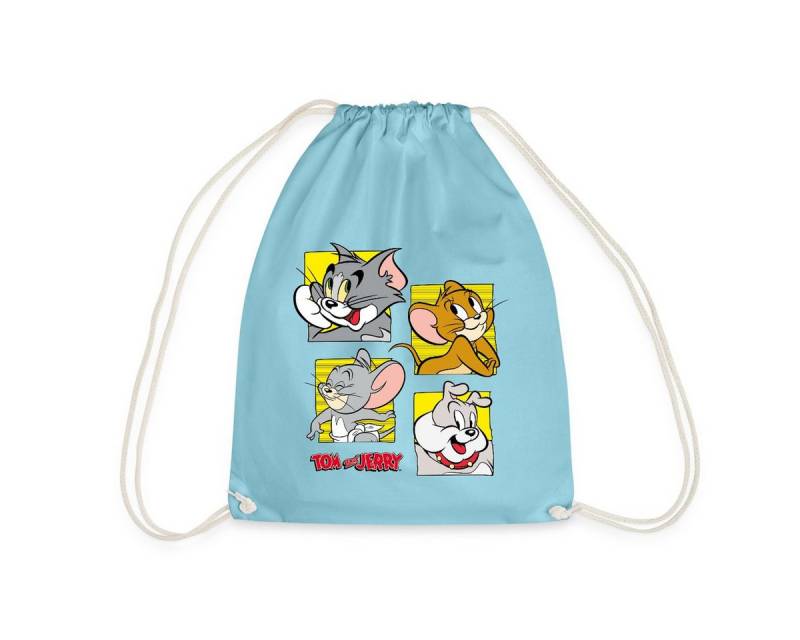 Spreadshirt Turnbeutel Tom Und Jerry Vier Freunde Turnbeutel (1-tlg) von Spreadshirt
