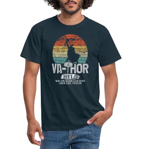 Spreadshirt Va-Thor Fathor Held Männer T-Shirt, XXL, Navy von Spreadshirt