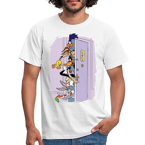 Spreadshirt Warner Bros Comic Helden Bugs Bunny Männer T-Shirt, M, Weiß von Spreadshirt