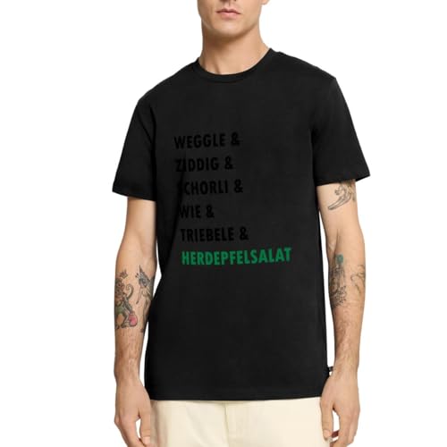 Spreadshirt Weggle & Ziddig & Schorli Badisch Männer Premium T-Shirt, L, Schwarz von Spreadshirt