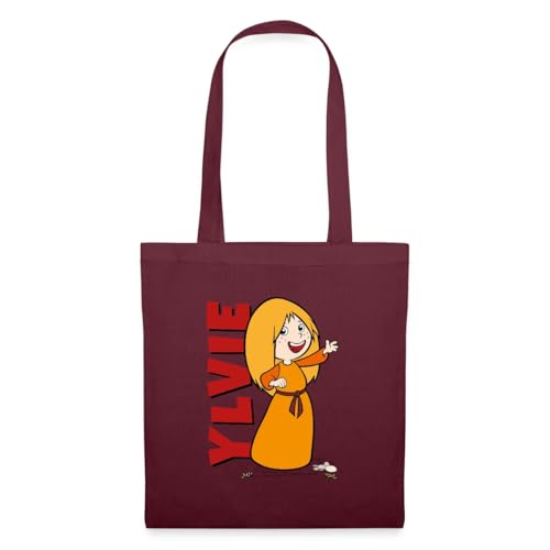 Spreadshirt Wickie Und Die Starken Männer Ylvie Einkaufstasche, One size, Burgunderrot von Spreadshirt