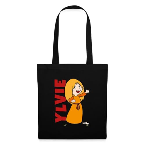 Spreadshirt Wickie Und Die Starken Männer Ylvie Einkaufstasche, One size, Schwarz Spreadshirt Wickie Und Die Starken Männer Ylvie Einkaufstasche, One size, Schwarz von Spreadshirt