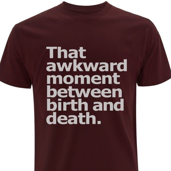 Spreecult Awkward Moment - Bio und Fair - Männer Unisex T-Shirt - Fun Spirituell von Spreecult
