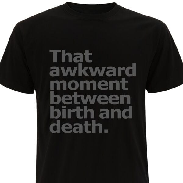 Spreecult Awkward Moment - Bio und Fair - Männer Unisex T-Shirt - Fun Spirituell von Spreecult