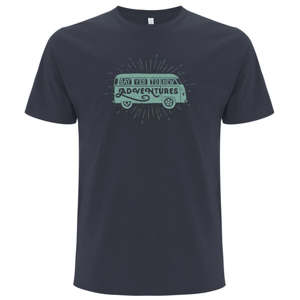 Spreecult Bulli - Bio und Fair - Männer Unisex T-Shirt - Van Vanlife Bus Outdoor von Spreecult