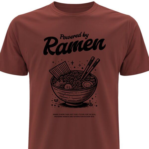 Spreecult Ramen - Bio und Fair - Männer Unisex T-Shirt - Fun Retro Essen von Spreecult