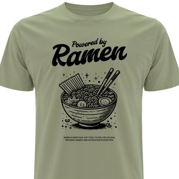 Spreecult Ramen - Bio und Fair - Männer Unisex T-Shirt - Fun Retro Essen von Spreecult