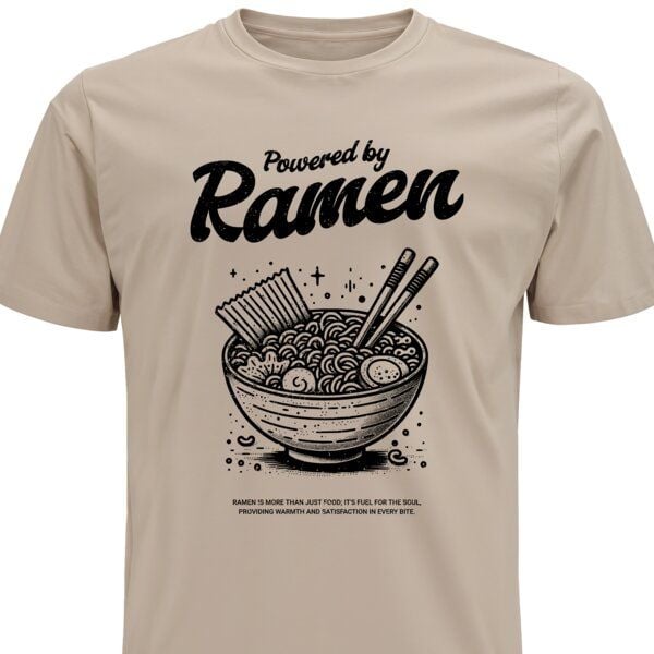 Spreecult Ramen - Bio und Fair - Männer Unisex T-Shirt - Fun Retro Essen von Spreecult