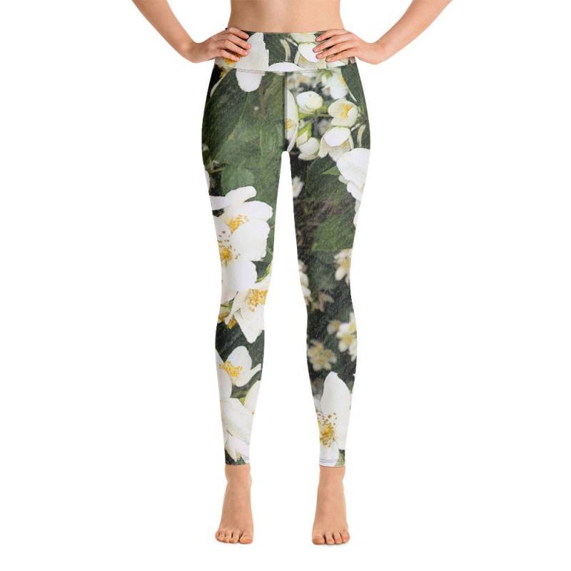 Bequeme Damen Leggings | xs-xl - Wilder Jasmin Spreewaldliebe von Spreewaldliebe