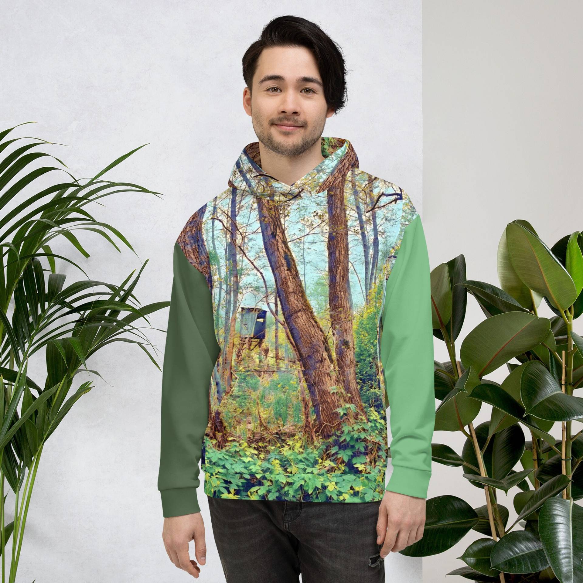Cooler Kapuzenpullover | xs-3xl - Hochstand Im Wald Spreewaldliebe Cooler Kapuzenpullover | xs-3xl - Hochstand Im Wald Spreewaldliebe von Spreewaldliebe