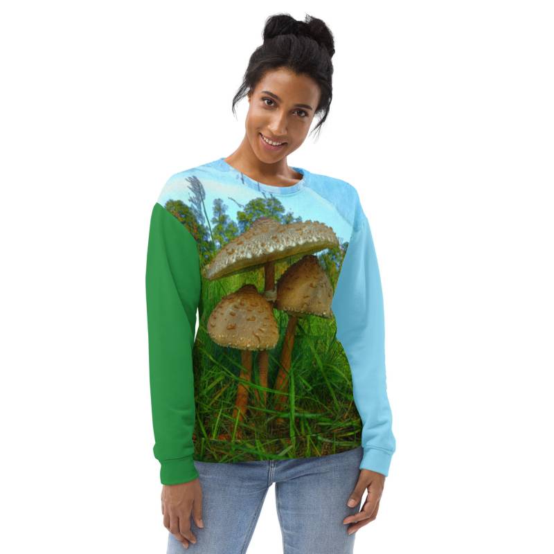 Recycelter Pullover | xs-3xl - Pilzfamilie Spreewaldliebe von Spreewaldliebe