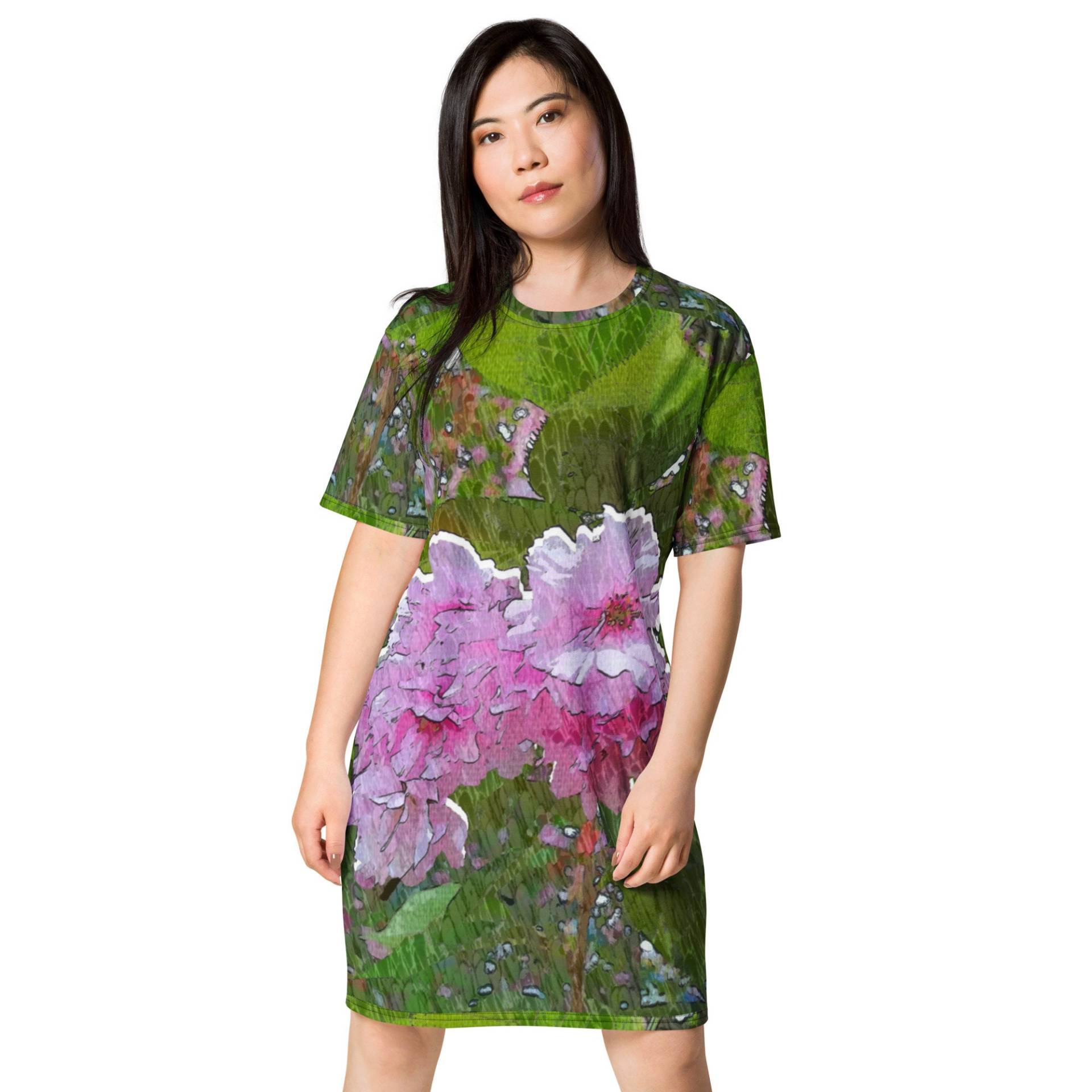 T-Shirt-Kleid | 2xs-6xl - Zierkirsche Spreewaldliebe von Spreewaldliebe