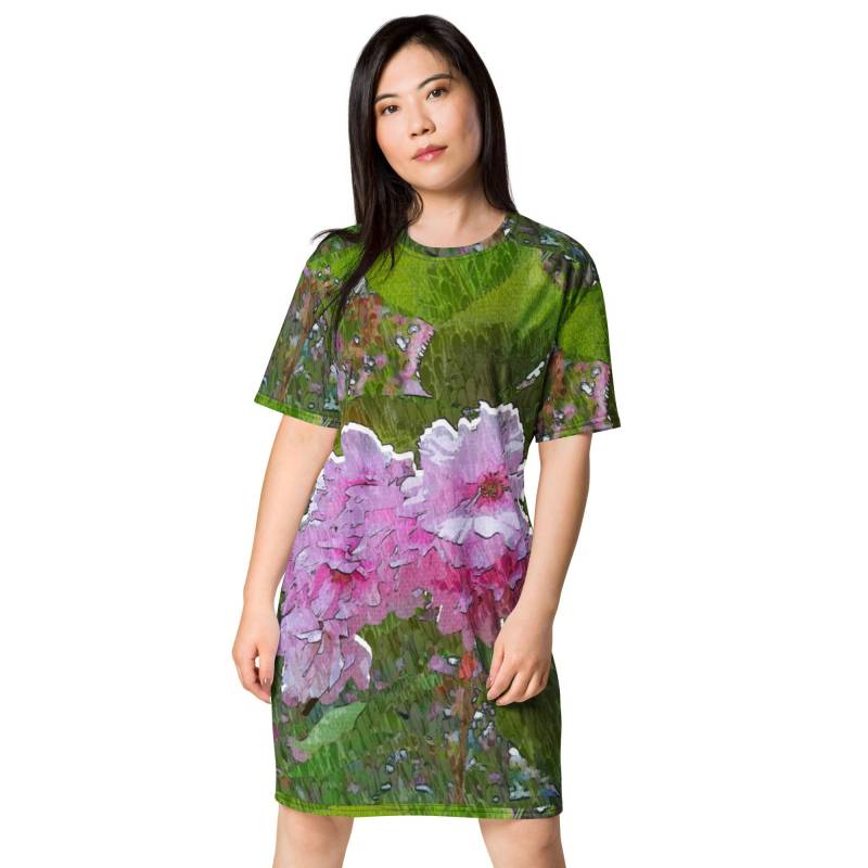 T-Shirt-Kleid | 2xs-6xl - Zierkirsche Spreewaldliebe von Spreewaldliebe