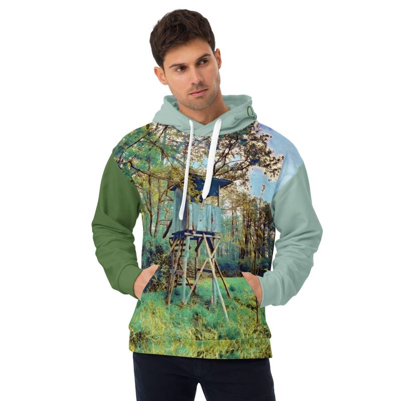 Unisex Kapuzenpullover | xs-3xl - Hochstand Am Wald Spreewaldliebe von Spreewaldliebe