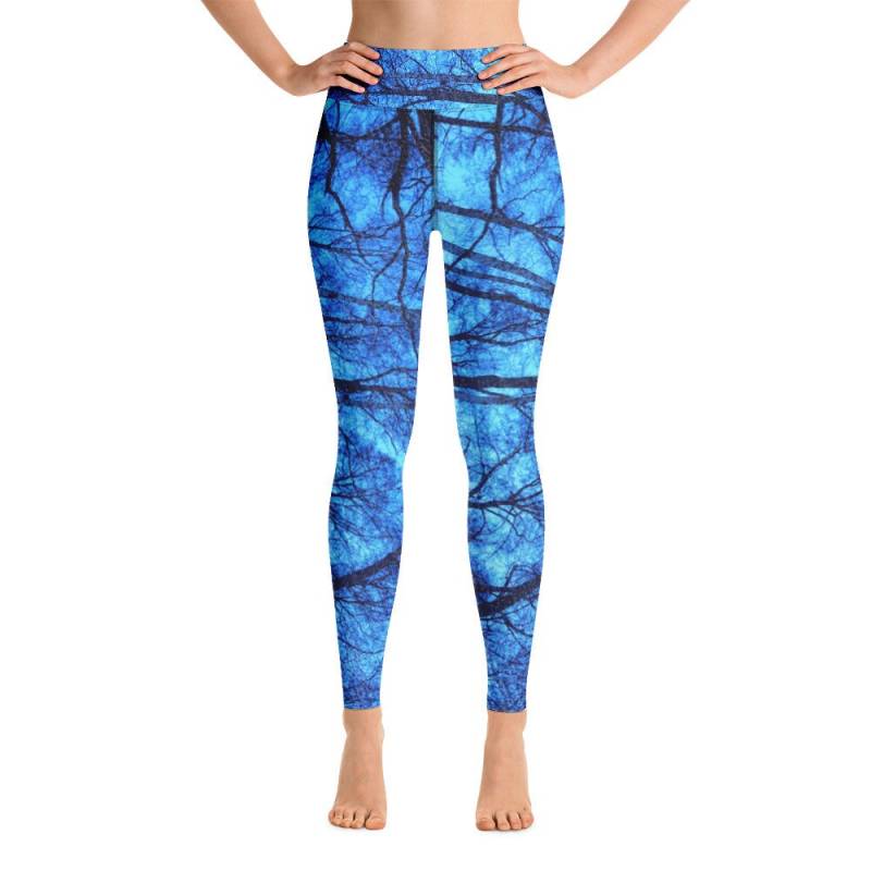 Wunderschöne Leggings | xs-xl - Winterwald Spreewaldliebe/Hoher Bund, Bequeme Hose von Spreewaldliebe