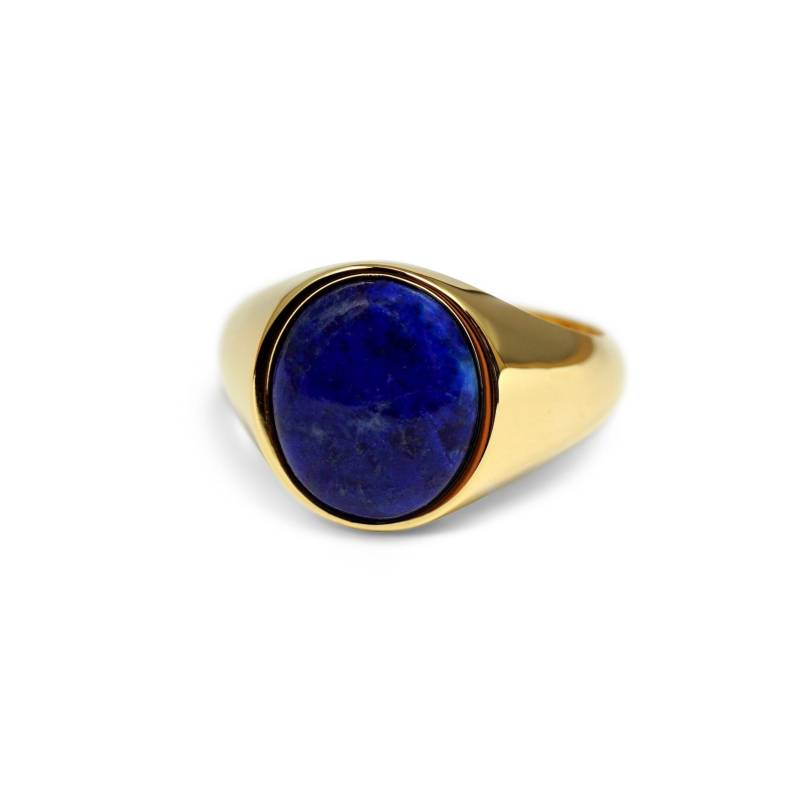Siegelring Lapislazuli Stein Oval Siegelring Lapislazuli Stein Oval von Sprezzi Fashion