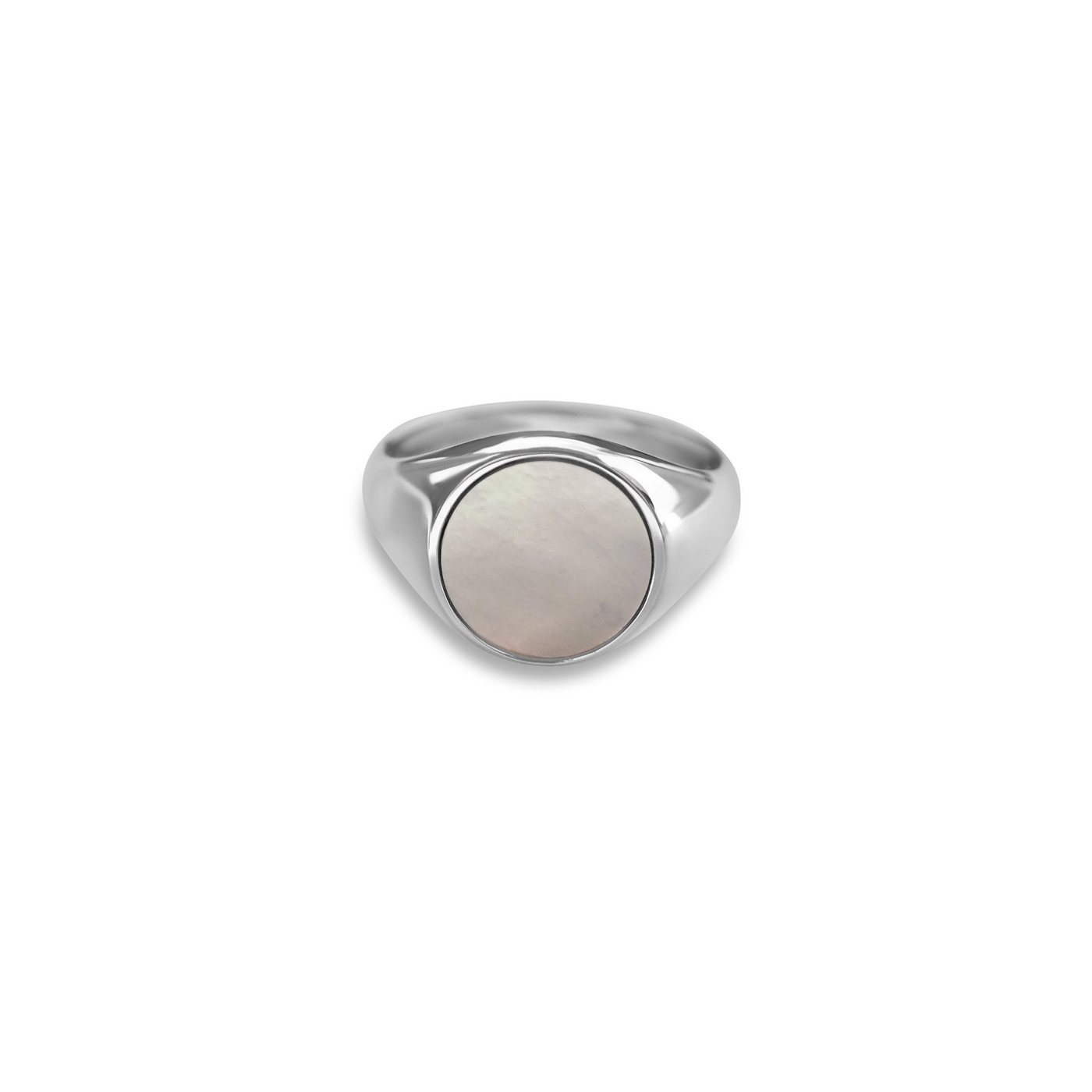 Sprezzi Fashion Siegelring Herren Siegelring Silber mit Stein Perle aus 925 Sterling Silber von Sprezzi Fashion