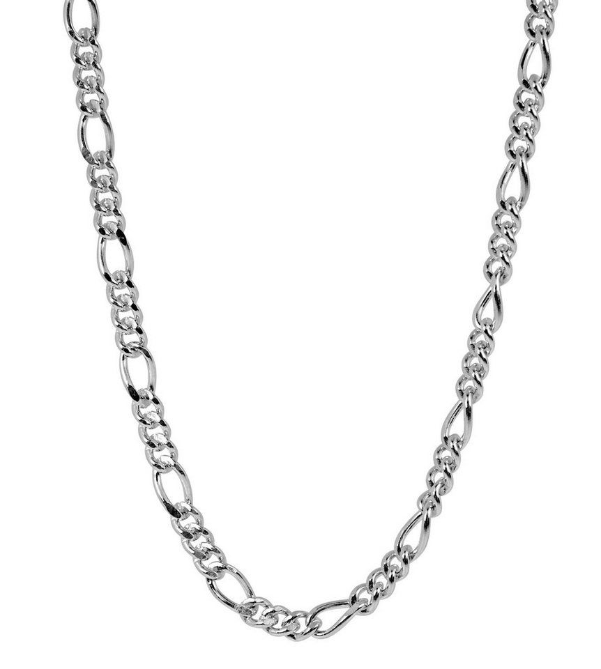 Sprezzi Fashion Silberkette Herren Halskette Figaro Silber aus 925 Sterling Silver (inkl. Geschenkbox geliefert), Sterling Silver von Sprezzi Fashion