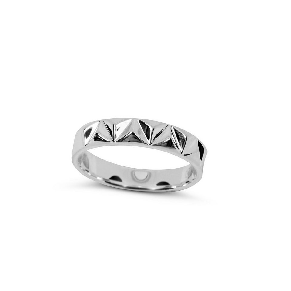 Sprezzi Fashion Silberring Herren Bandring klassisch poliert aus massivem 925 Silber, robust, handgemacht von Sprezzi Fashion