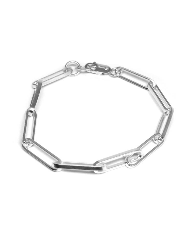 925 Sterling Silver Armband [Paperclip] von Sprezzi