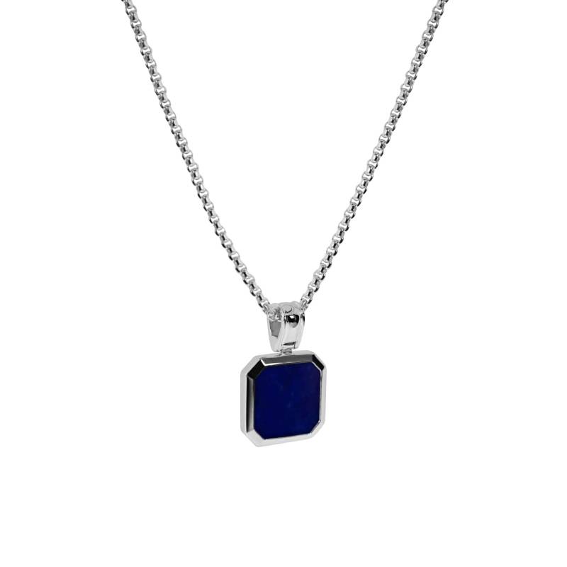 925 Sterling Silver Necklace [Lapis] von Sprezzi