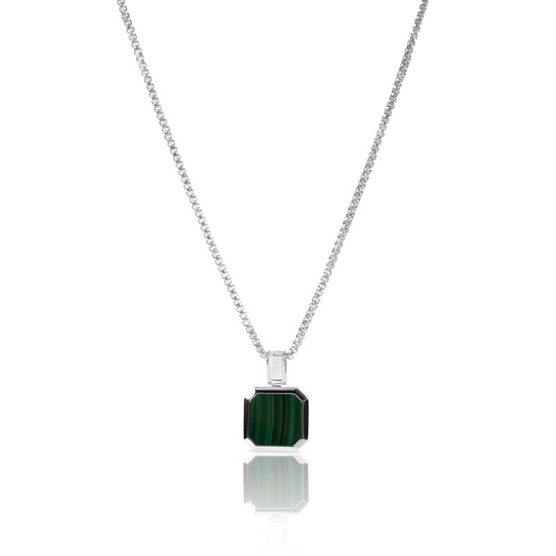 925 Sterling Silver Necklace [Malachit] von Sprezzi