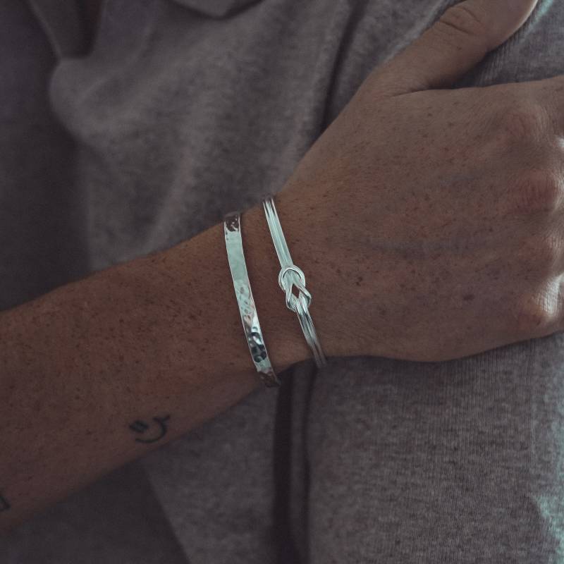 Armreif Hammered & Knot Set von Sprezzi