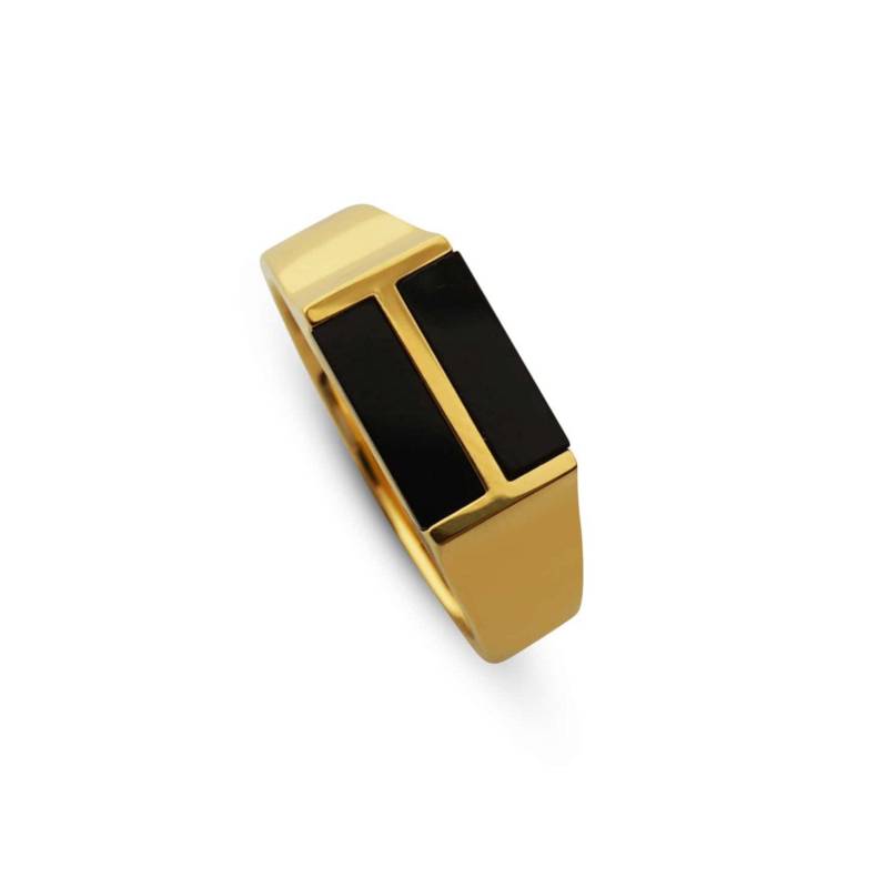 Ring mit doppeltem Onyx Stein von Sprezzi