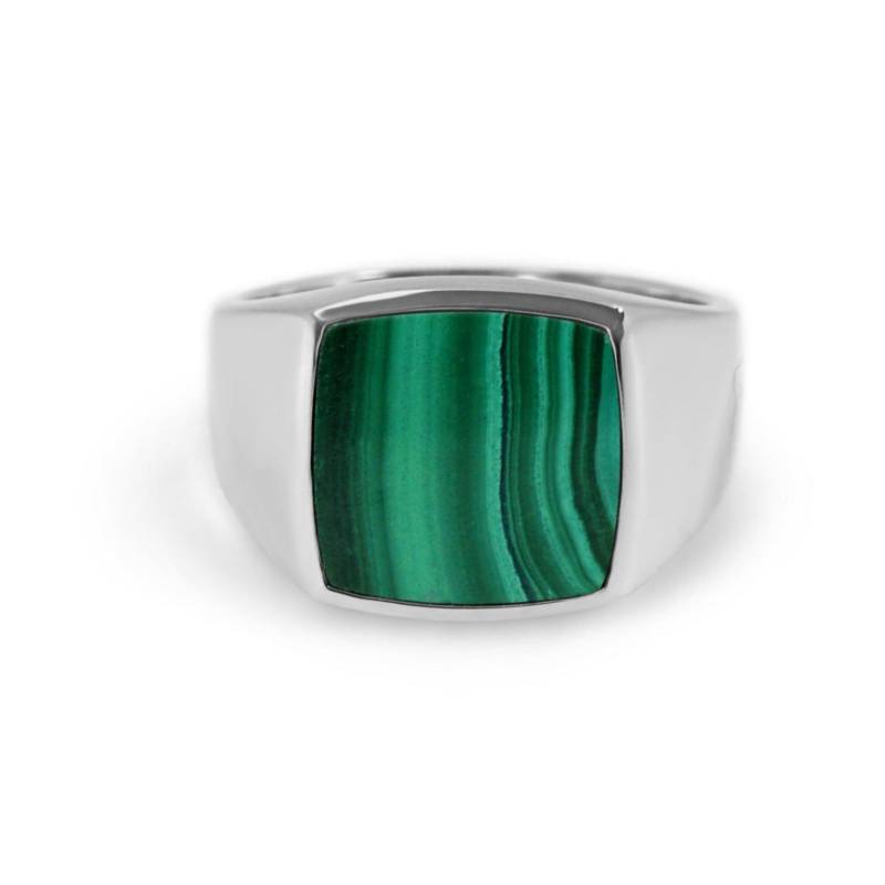 Siegelring Malachit Stein Grün von Sprezzi