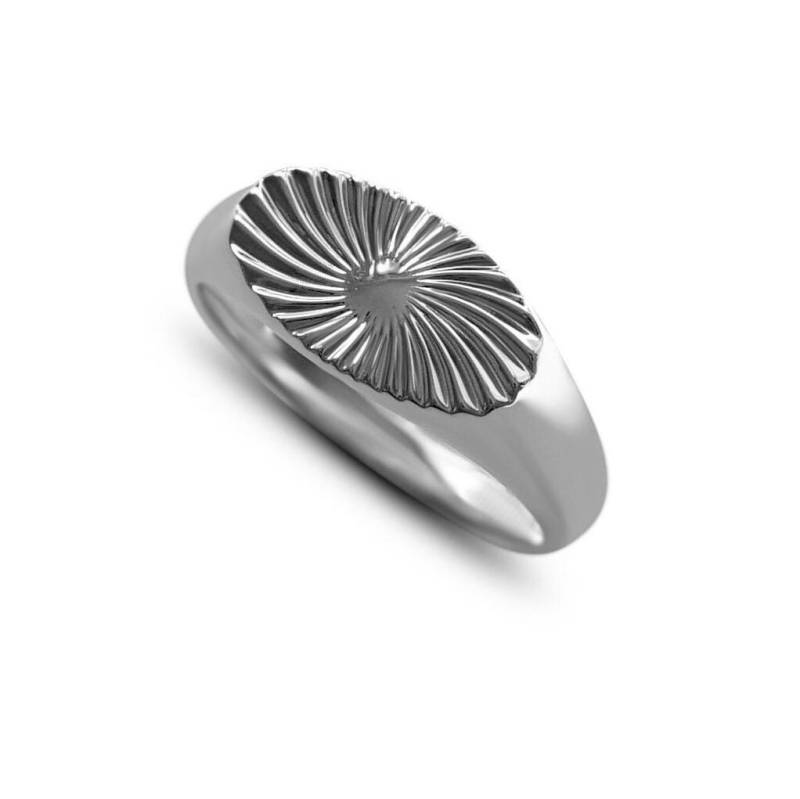 Gold Vermeil Oval Siegelring Für Männer Strukturierter 925 Sterling Silber Statement Band Schmuck Oder Modernes Geschenk von SprezziFashion