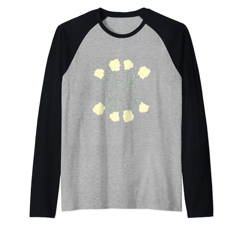 Eight Spring Roses Yellow Flower Kinder-T-Shirt für Damen und Herren Raglan von Spring Flowers