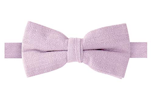 Spring Notion Herren-Fliege aus Leinen-Mischgewebe, Dusty Lavendel (lavendelfarben), Einheitsgröße von Spring Notion