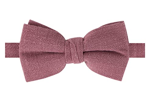 Spring Notion Herren-Fliege aus Leinen-Mischgewebe, Chianti, Einheitsgröße von Spring Notion